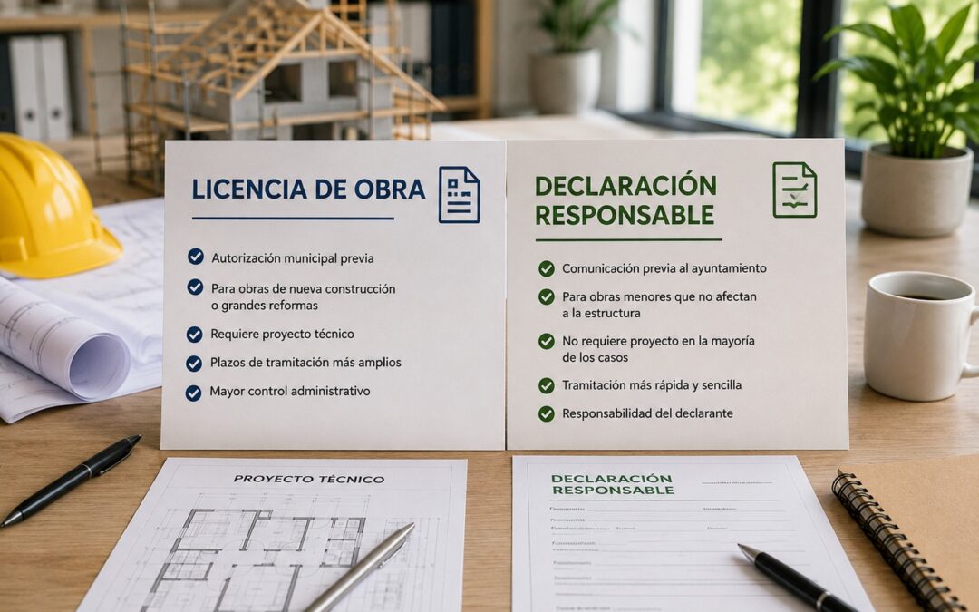 Licencia de obra o declaración responsable para obras